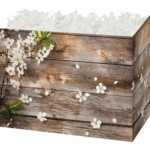 Rustic Blossoms Basket Box