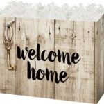 Rustic Welcome Home Basket Box