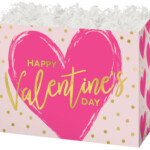 Valentine Basket Box with Happy Valentines
