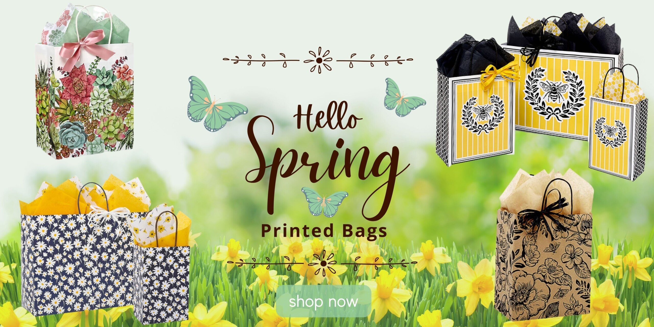 Spring Printed Bags