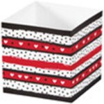 Hearts and Dots party favor box