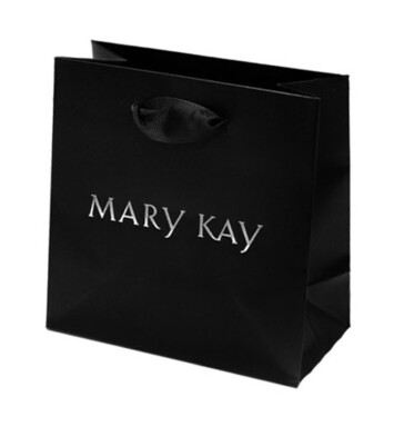 6x6x2 Black Mary Kay Branded Gift Bag