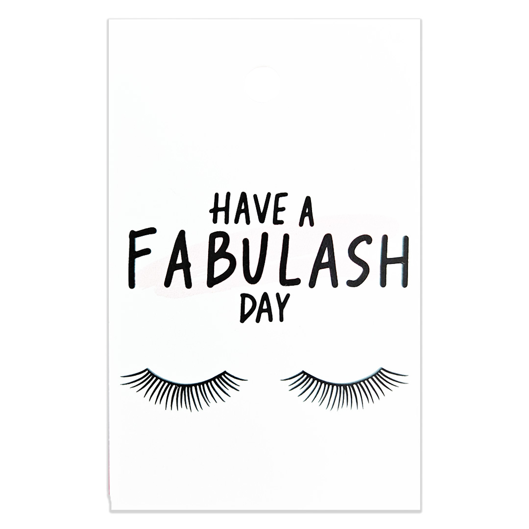 Branded Gift Tag with the words Have a Fabulash Day