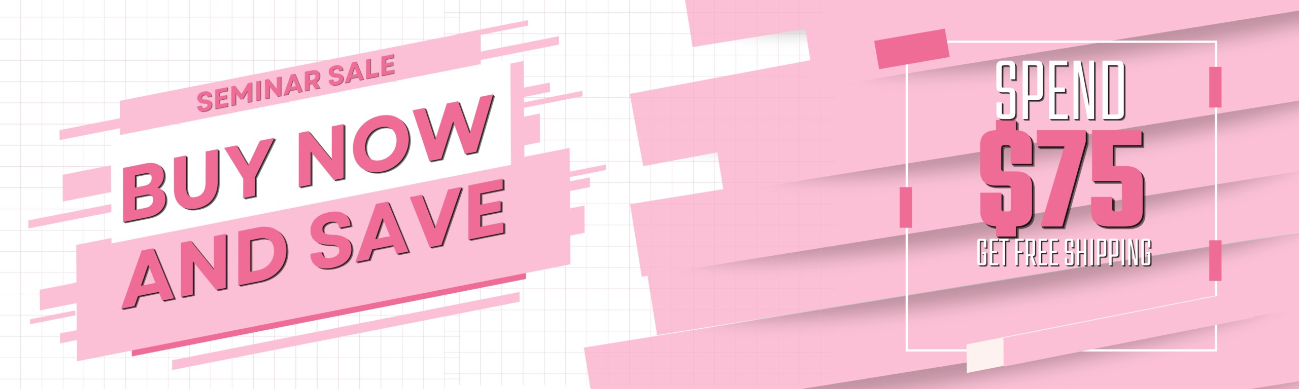 Seminar Sale and free shipping